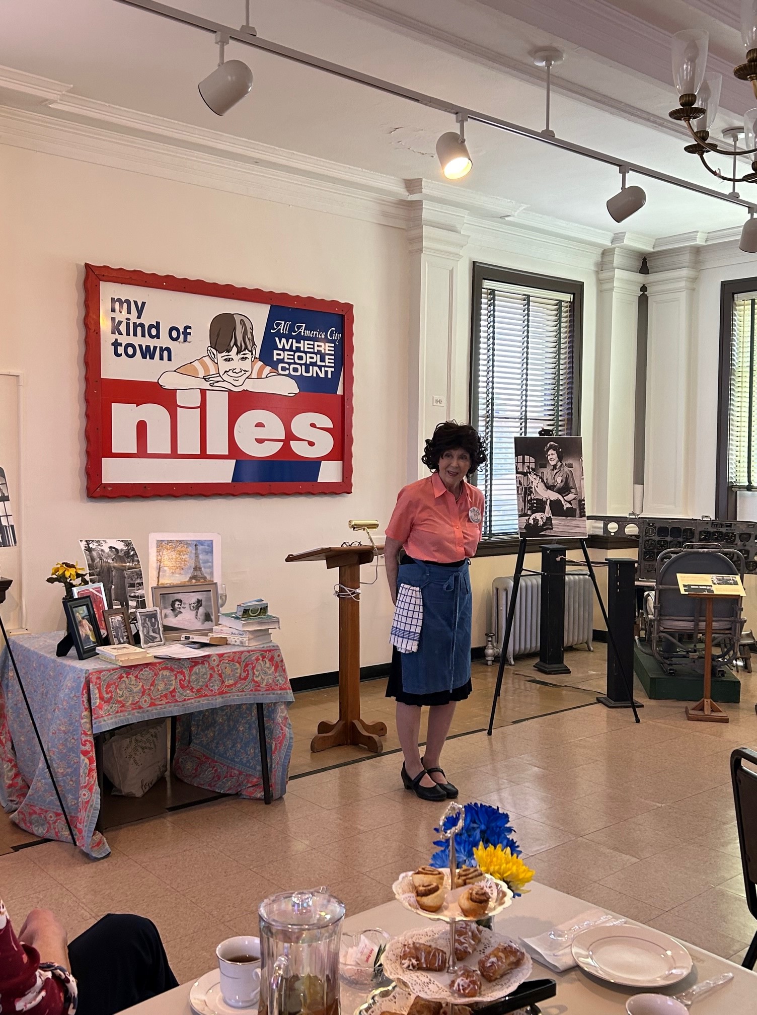 Lynn Rymarz as Julia Child.